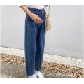 Blue jeans de mujer con costura media